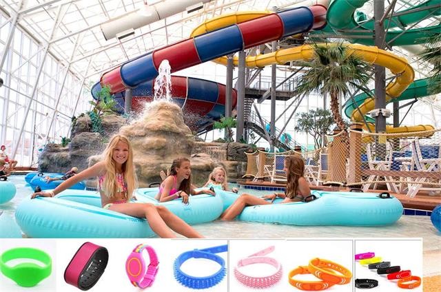 Parc aquatique et centres de villégiature RFID