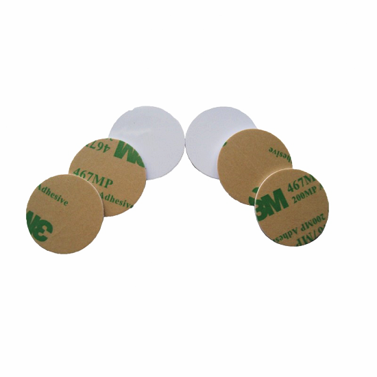 Étiquette adhésive RFID PVC pour pièces de monnaie 3M