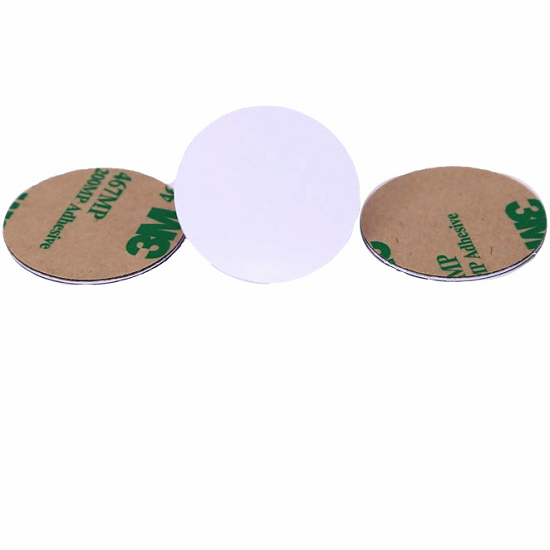 Étiquette adhésive RFID PVC pour pièces de monnaie 3M