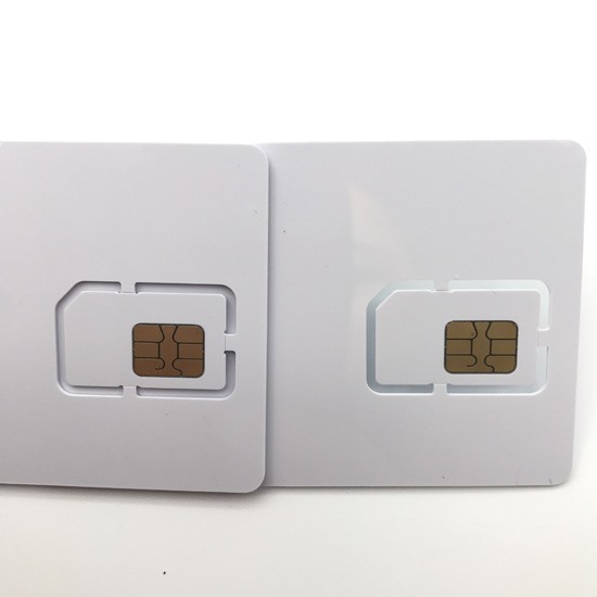 Carte SIM vierge en plastique inscriptible et lisible