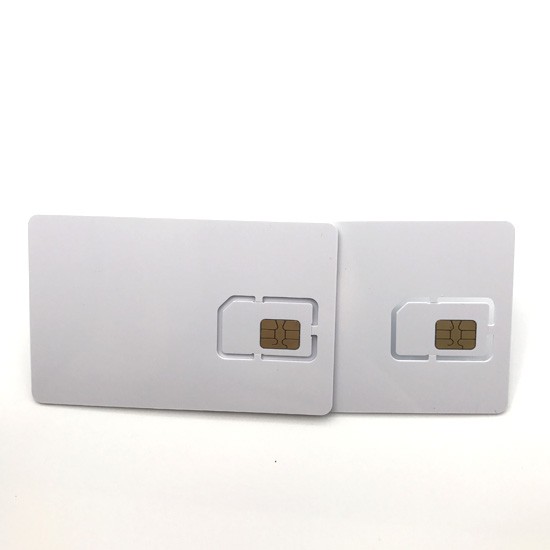 Carte SIM vierge en plastique inscriptible et lisible