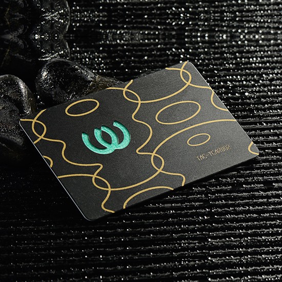 Carte de membre ISO Hollow Out Carft Laser pour les marques