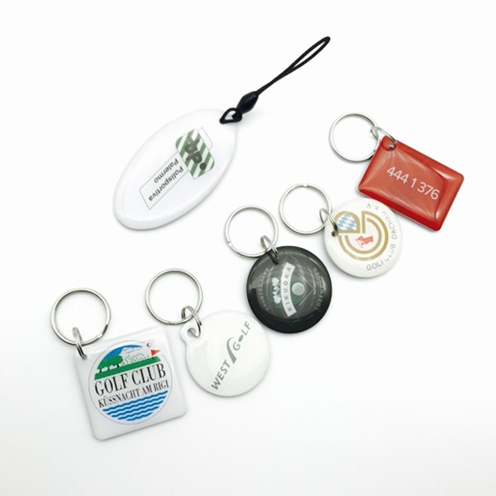Étiquette de clé époxy RFID intelligente passive 125 kHz