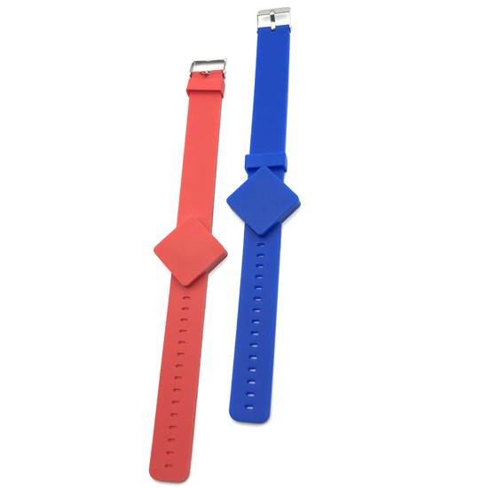 Bracelet de montre réglable en silicone avec technologie RFID de proximité