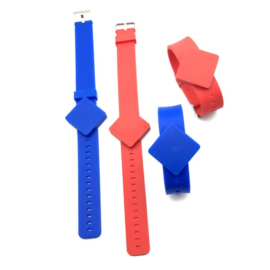 Bracelet de montre réglable en silicone avec technologie RFID de proximité