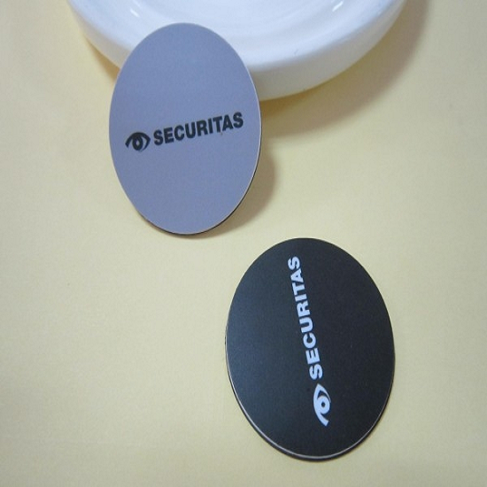Jeton rond intelligent en PVC RFID étanche 125 kHz 13,56 MHz