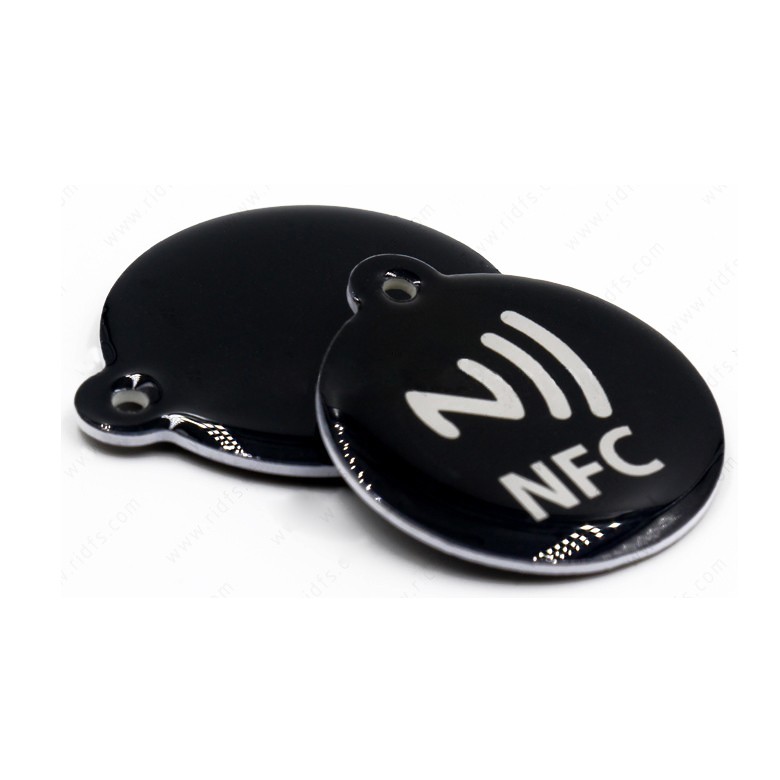 Étiquette NFC époxy programmable de suivi de chien 13,56 MHz
