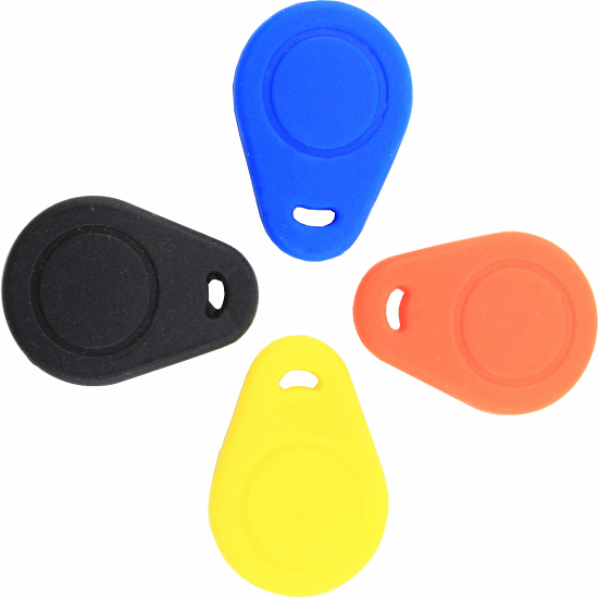 Porte-clés étanche en silicone RFID HF