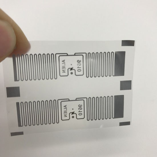 Incrustation sèche autocollante RFID HF UHF longue portée