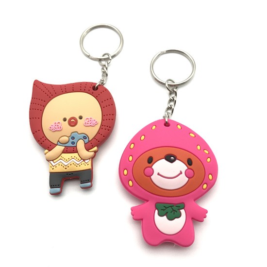 Porte-clés en silicone dessin animé RFID LF/HF/UHF