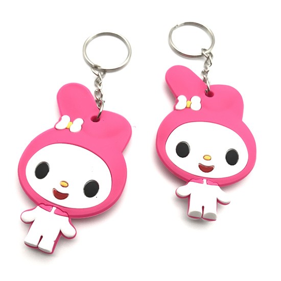 Porte-clés en silicone dessin animé RFID LF/HF/UHF