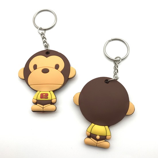 Porte-clés en silicone dessin animé RFID LF/HF/UHF