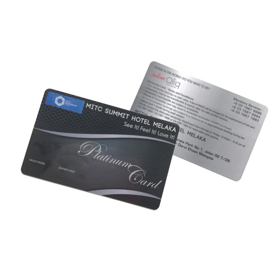 Carte de membre en PVC avec impression en quatre couleurs, nouveau design