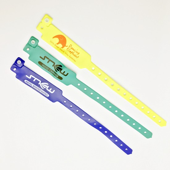Bracelet PVC RFID UHF sérigraphié