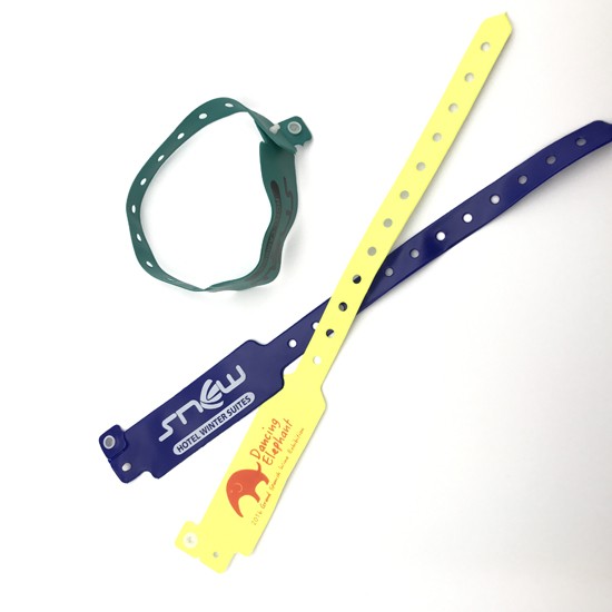 Bracelet PVC RFID UHF sérigraphié