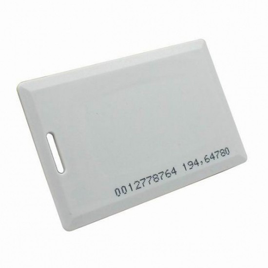 Carte RFID à clapet LF 125 kHz en matériau ABS coloré