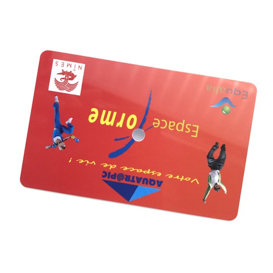 Carte RFID UHF sans contact longue portée Alien H3 avec adhésif