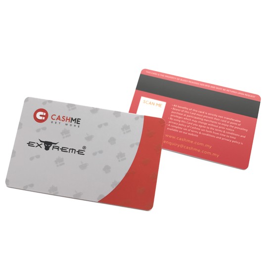 Carte de fidélité imprimée offset avec spot UV