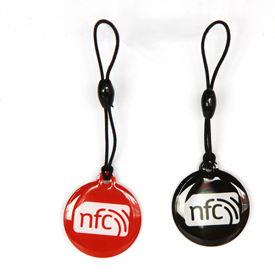 Étiquette en cristal époxy en forme de NFC