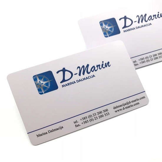 Carte d'identité vierge réinscriptible en PVC imprimable Carte visuelle thermique