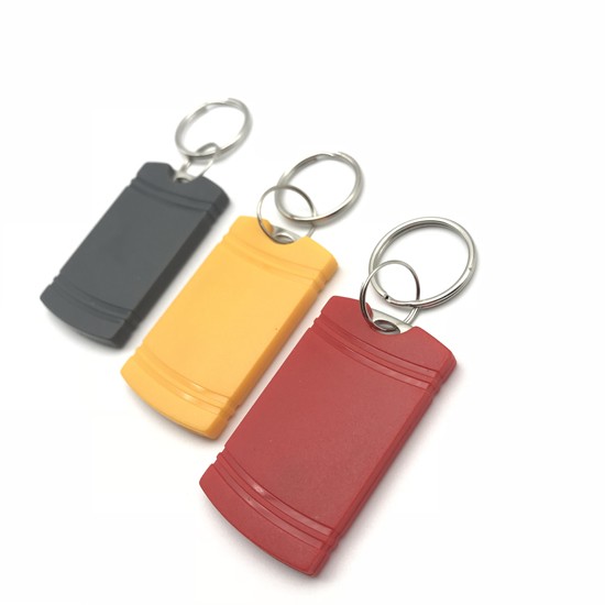 Porte-clés RFID ABS 13,56 MHz étanche et coloré pour serrure