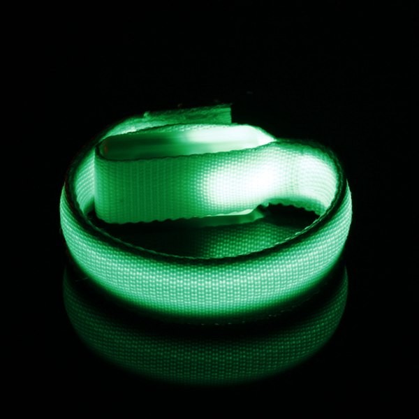 Bracelet en nylon LED RFID avec 15 couleurs changeantes et contrôle longue portée