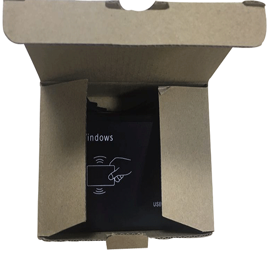 Lecteur de cartes d'identité intelligentes LF RFID avec interface USB/RS232 125 kHz