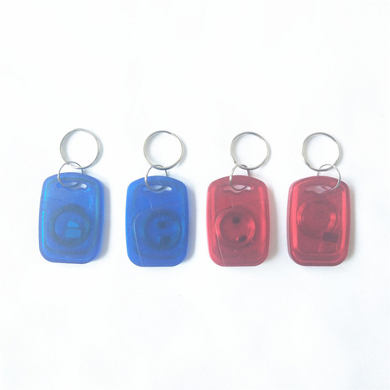 Étiquette-clé RFID T5577 transparente 125 kHz réinscriptible pour contrôle d'accès aux portes