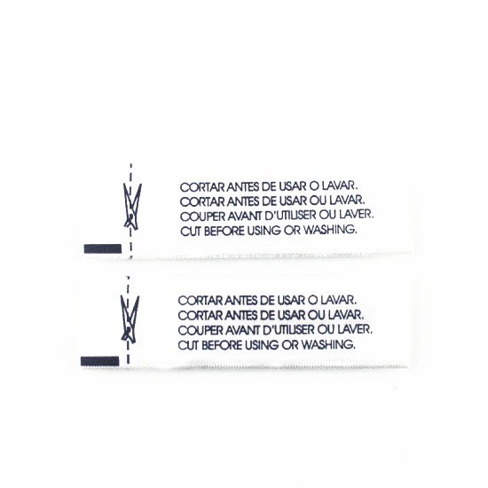 Étiquette en tissu tissé UHF 860-960 MHz pour vêtements