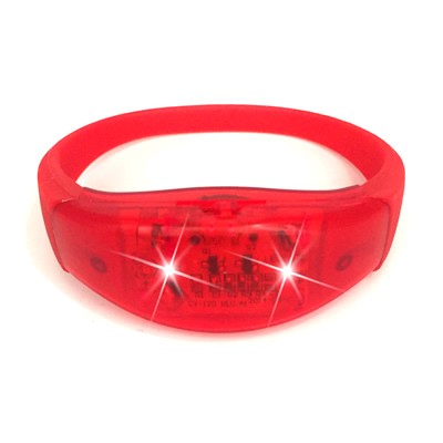 Bracelet LED clignotant RFID avec impression LOGO et bande en silicone