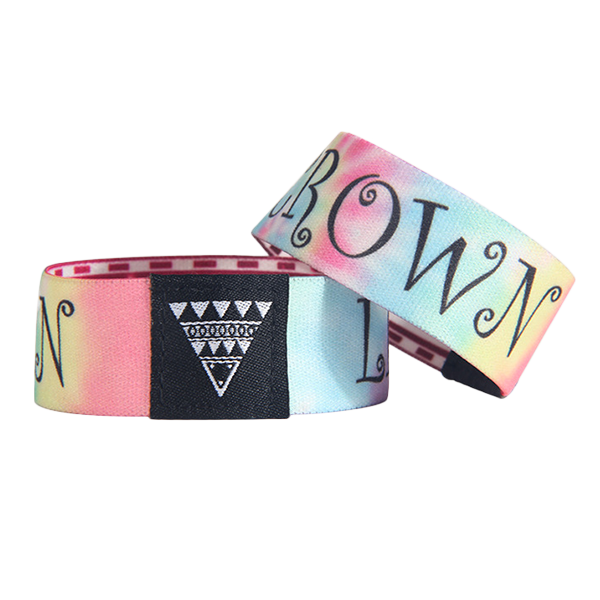 Bracelets NFC réutilisables en tissu élastique, bracelet tissé extensible