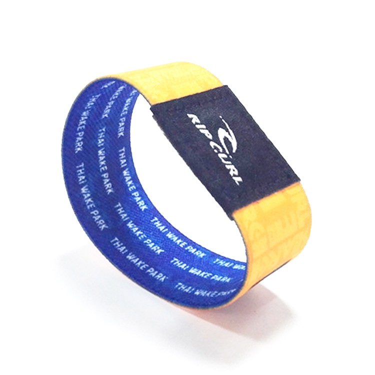 Bracelets NFC réutilisables en tissu élastique, bracelet tissé extensible