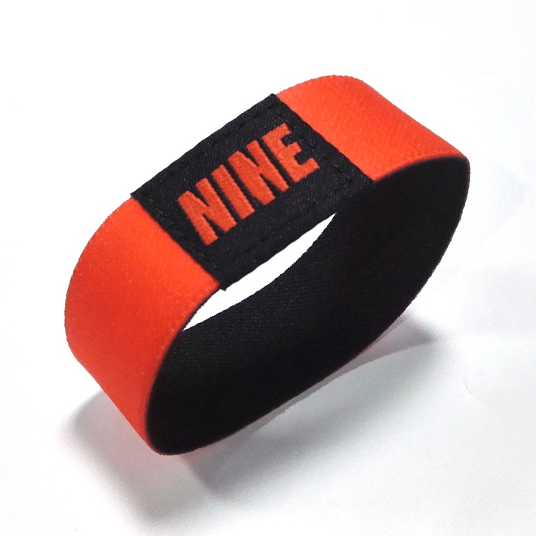 Bracelets NFC réutilisables en tissu élastique, bracelet tissé extensible