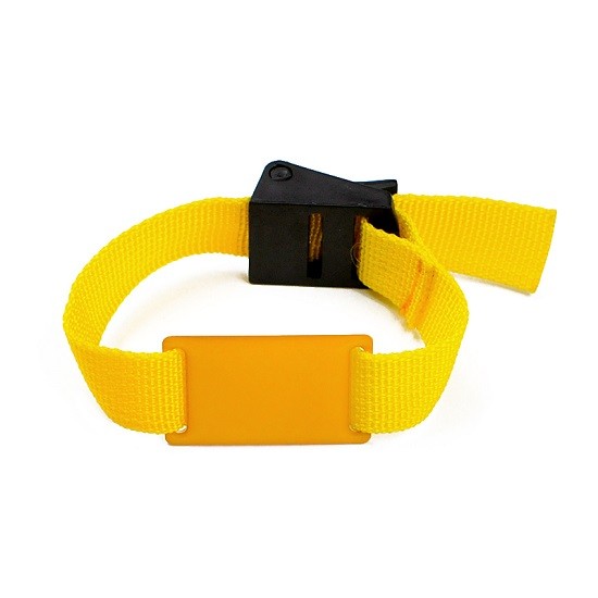 Bracelet tissé festival RFID avec étiquette époxy