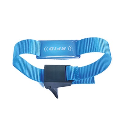Bracelet tissé festival RFID avec étiquette époxy