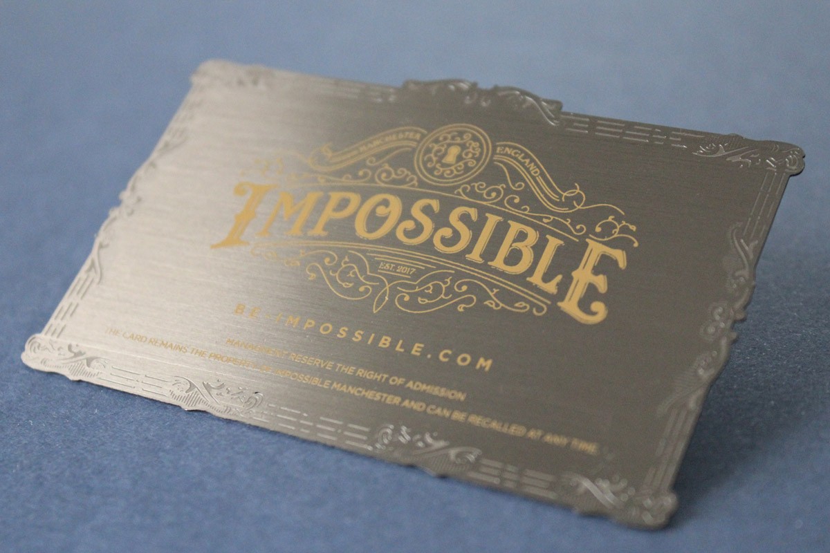 Carte de membre High Class Club Metallic