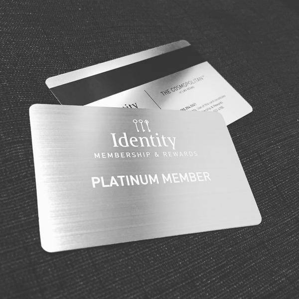 Carte de membre High Class Club Metallic
