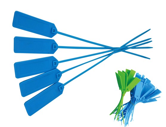Étiquette intelligente RFID UHF à fermeture éclair passive en plastique