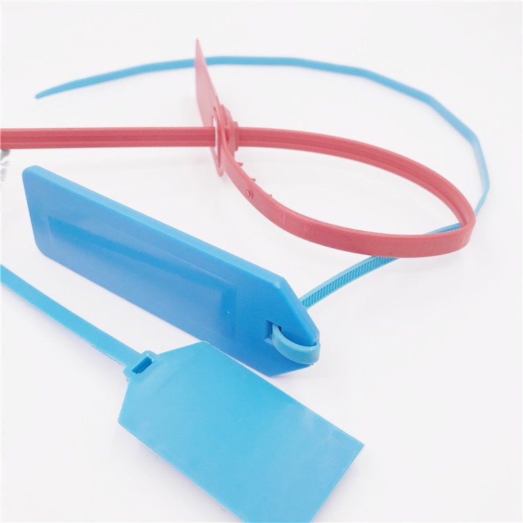 Étiquette intelligente RFID UHF à fermeture éclair passive en plastique