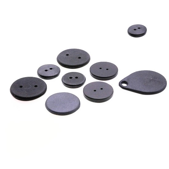 Étiquette de pièce de monnaie UHF résistante à la chaleur pour bouton de taille personnalisée