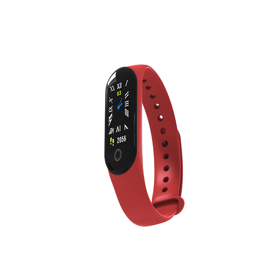 Montre de fitness podomètre avec alarme vibrante et RFID