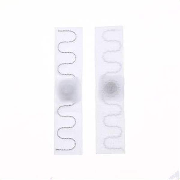 Étiquette de blanchisserie RFID pour vêtements en tissu textile tissé en lin UHF 860-960 MHz