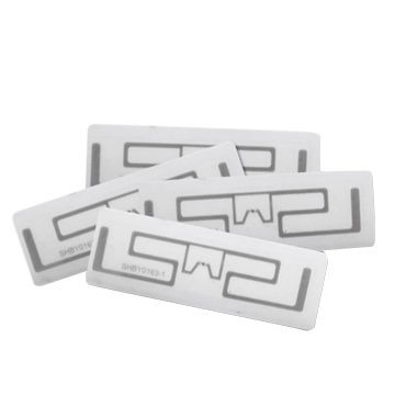 Étiquette de vêtement RFID UHF passive programmable en tissu/textile