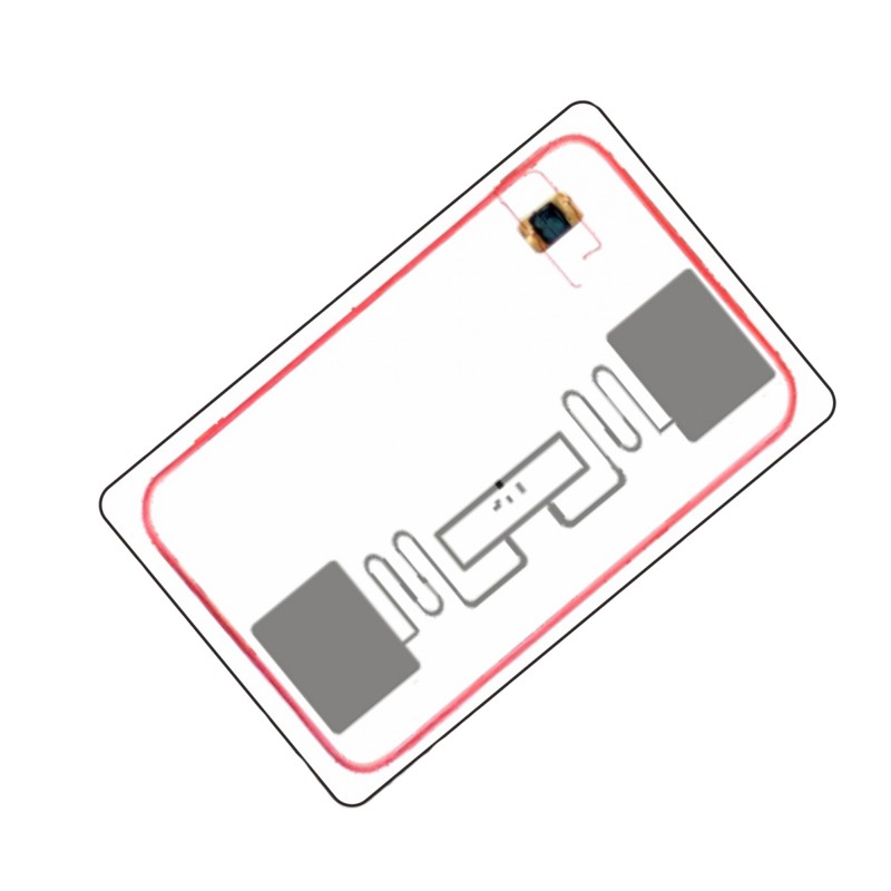 Carte à puce combinée hybride RFID HF double fréquence avec UHF