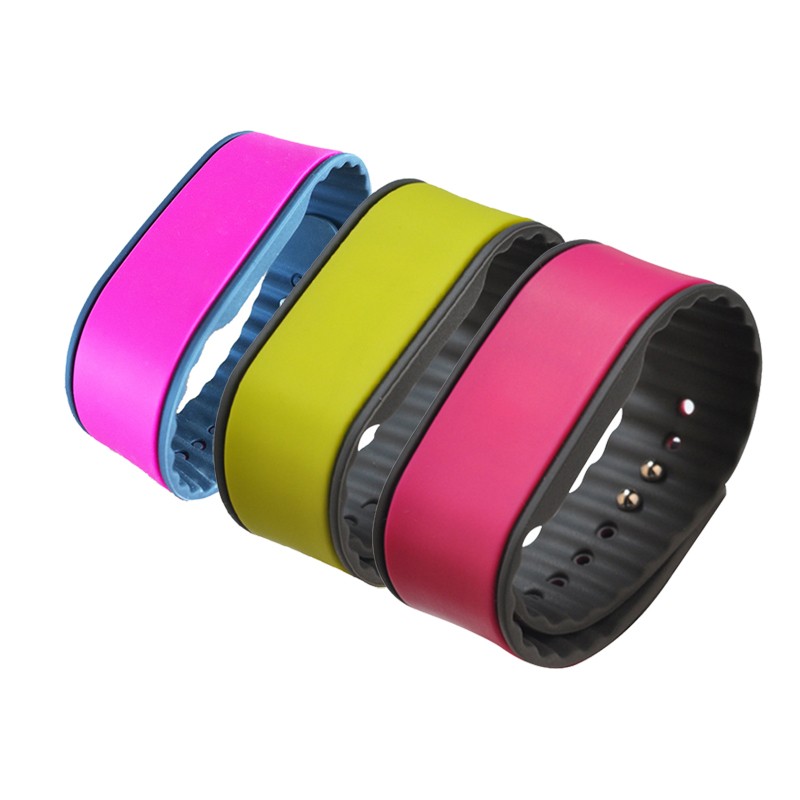 Bracelet en silicone ultraléger NFC réglable C, bracelet RFID