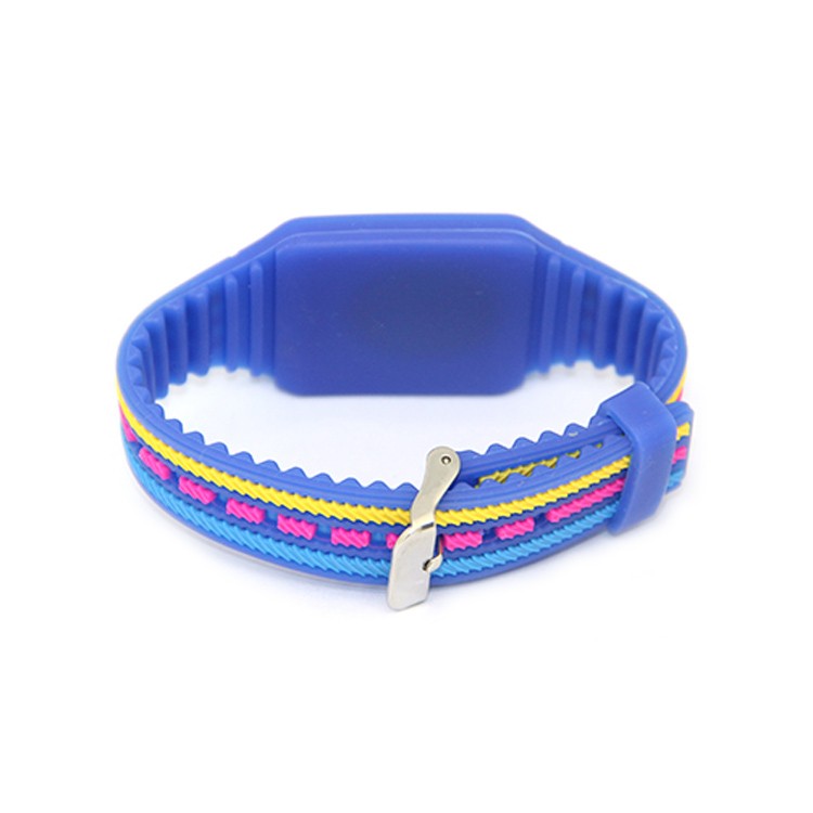 Bracelet intelligent RFID en relief, bracelet en silicone coloré