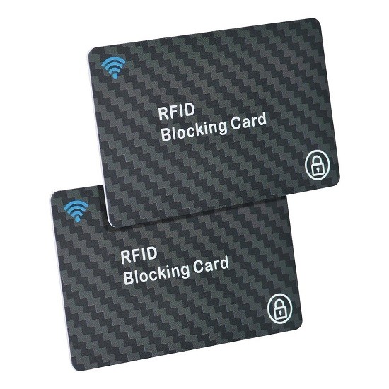 Carte de blocage RFID pour la protection des cartes bancaires