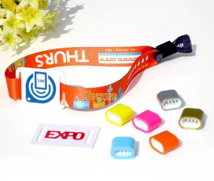 Bracelet en polyester RFID pour billet de transport