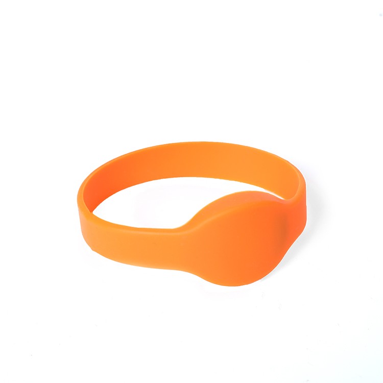 Bracelets de proximité intelligents personnalisés en gros, contrôle d'accès, bracelet RFID en silicone souple