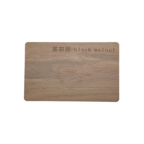 Contrôle d'accès en bois RFID écologique avec logo personnalisé, utilisation des clés d'hôtel